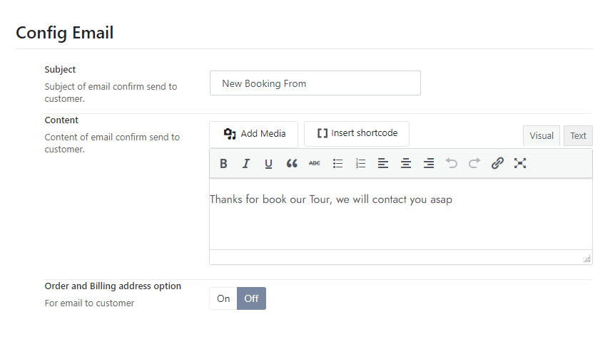 Booking