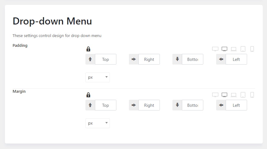 Dropdown Menu