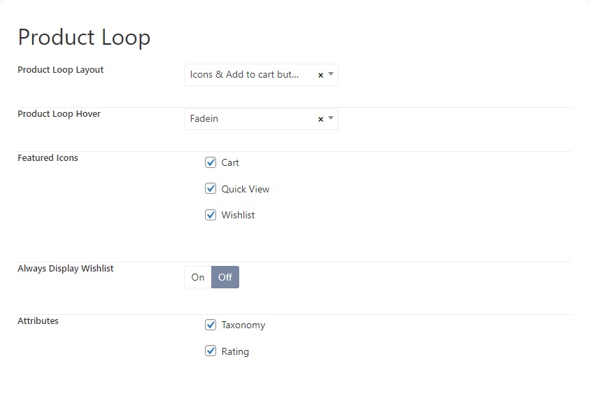 Product loop