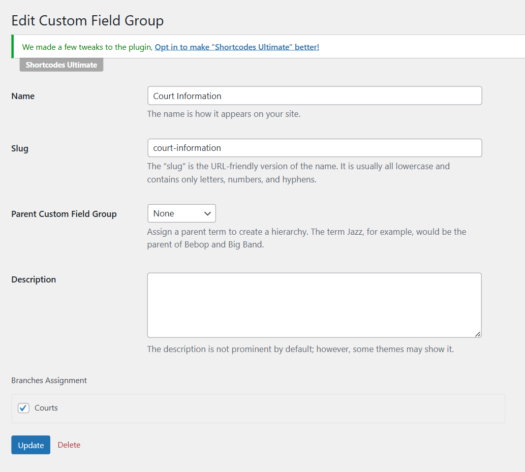 sport-custom-field-group